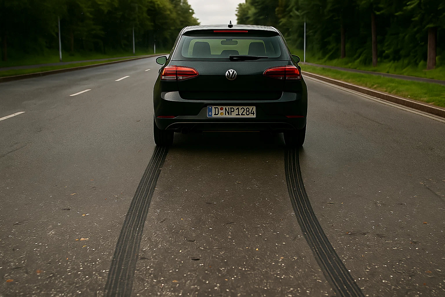 Bremsweg Auto