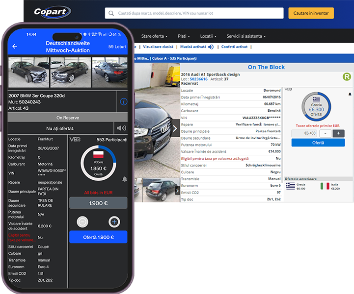 copart patented auction