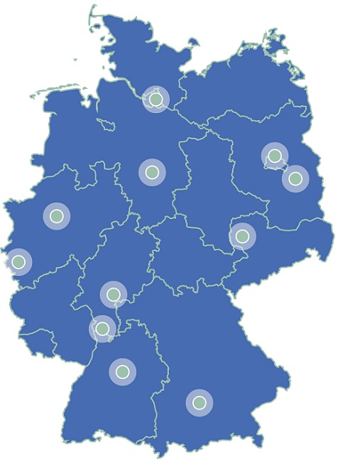 Germany's yards and headquarter