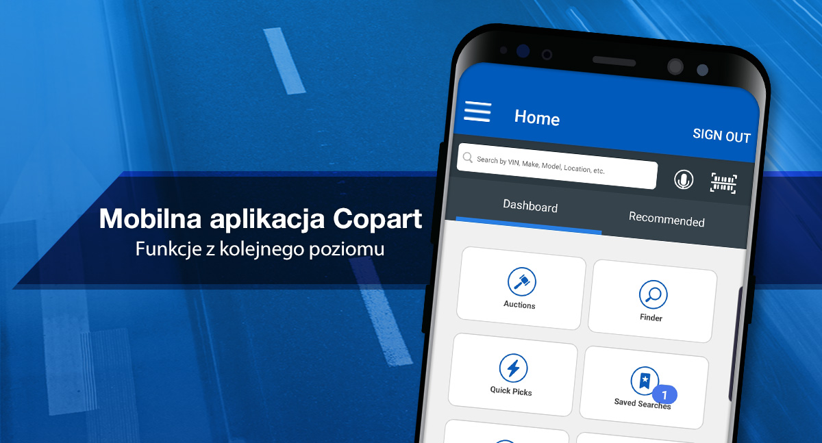 Copart Mobile App Banner